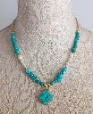 Collar Piedras Naturales con Perlas