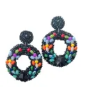 Aretes Bordados Dona