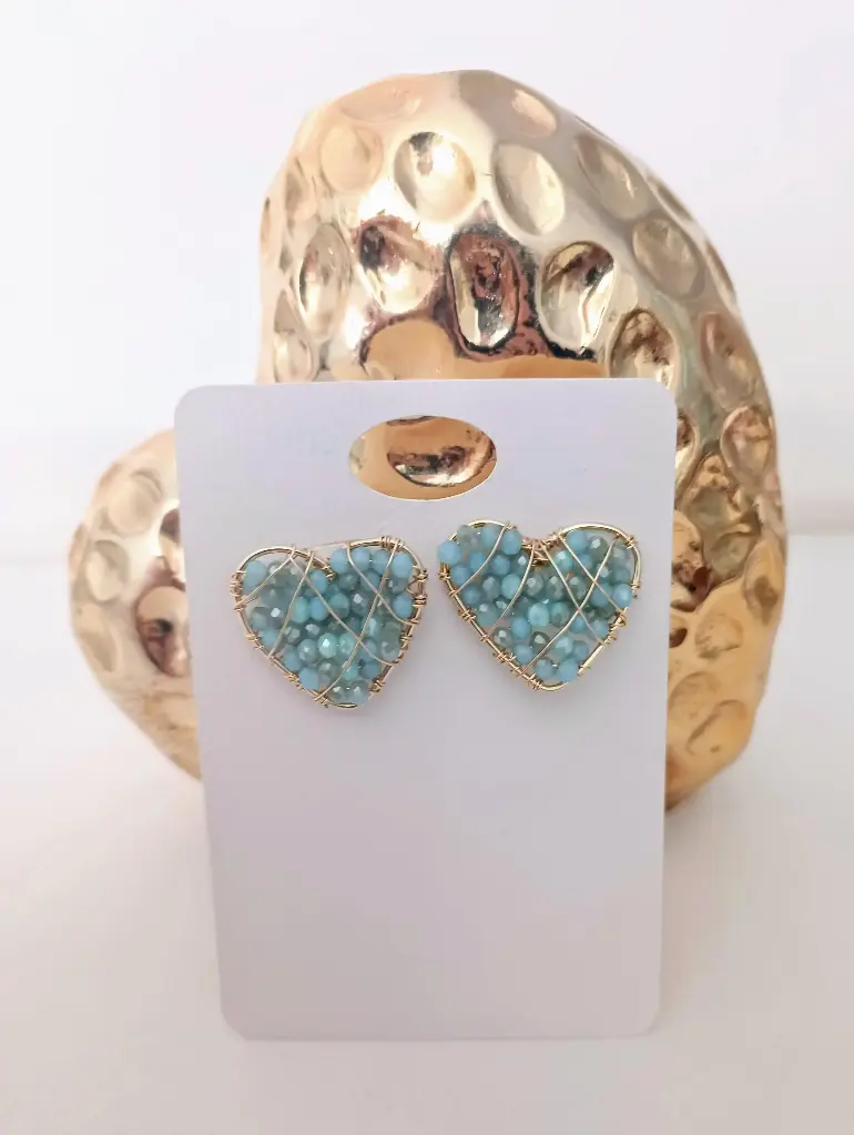Aretes Alambrismo Corazones