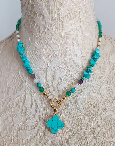 Collar Piedras Naturales "Ana"