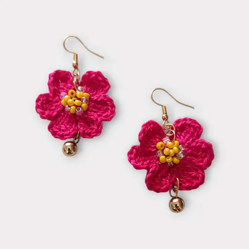 Aretes Sostenibles Tejidos