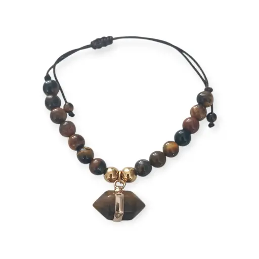 Pulsera Ojo de Tigre Hombre